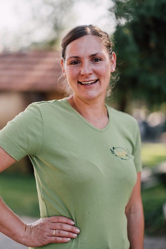 Mitarbeiterin Veronika.