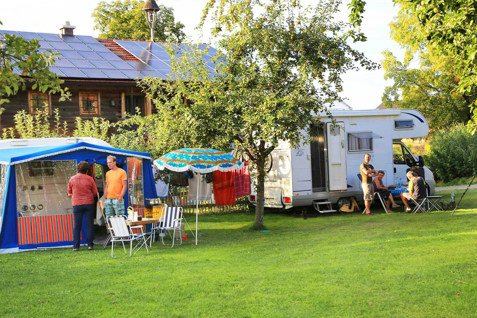 Camping auf dem Bauernhof, Huberhof Ollerding