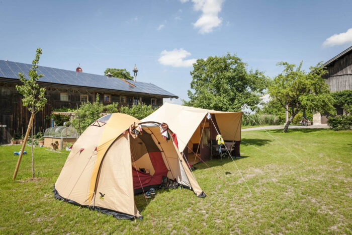 Camping auf dem Bauernhof, Zelten, Huberhof Ollerding