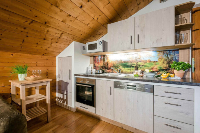 Ferienwohnung Waldblick, Küche, Huerhof Ollerding
