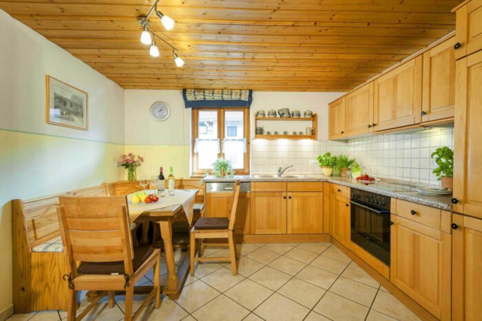 Wohnküche, Ferienwohnung Sonnenblume, Huberhof Ollerding