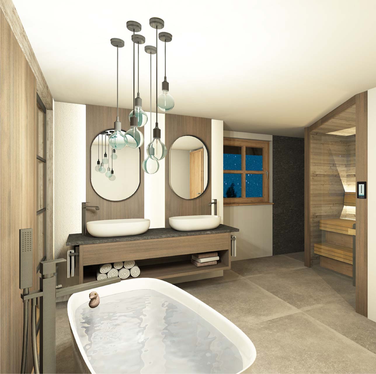 Huberhof Ollerding Skizze Bad FeWo Ringelblume huber dESiGN grafikdesignmediendesign Nadine Huber