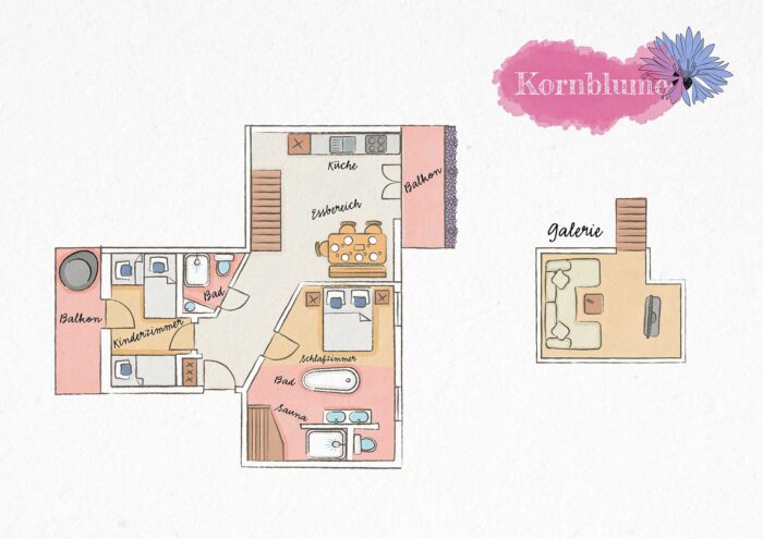Huberhof Ollerding Kornblume Apartment Neu 1810x1280jpg